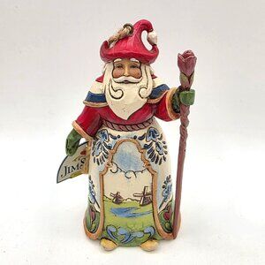 Jim Shore 2013 Heartwood Creek Dutch Santa Ornament Figurine Collectible 4034400